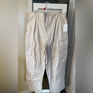 a new day Women's Cream Wide Leg Pants